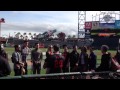 Jersey Boys: National Anthem, Opening Day with the SF Giants, 4-5-13