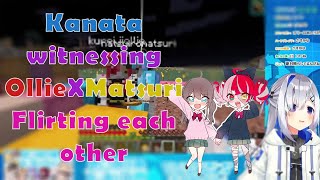 Kanata become the witness of Ollie X Matsuri Flirting each other and Married before the relay