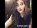 Hanish qureshi Daughter of Faysal qureshi dubsmash for first time