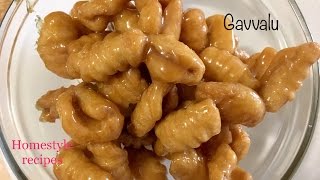 Gavvalu || sweet shells with jaggery || homestyle recipe