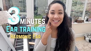 3 MINUTES EAR TRAINING - Exercises to train your harmonic ear!