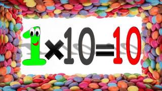 Tabla de Multiplicar del 1 Para Niños Canción, Multiplication Table Number One Song
