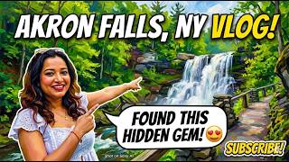 I found the absolute best hidden gem waterfall in New York! 🤫#TravelVlog #HiddenGems #UpstateNY #usa