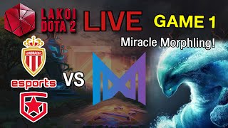 ลาก่อยพากย์ ASM Gambit vs Nigma (BO2) เกม 1 ท่านมิราเคิลโชว์ฟอร์ม Morph สุดพลิ้ว - Lakoi Live Dota 2