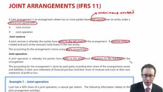 ACCA P2 Joint Arrangements (IFRS 11)