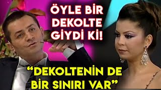 Yarışmacı Öyle Bir Dekolte Giydi Ki Armağan Çağlayan Ağır Eleştirdi!