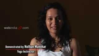 Yoga for back pain,Demonstrated by Nuthan Manohar Yoga Instructor