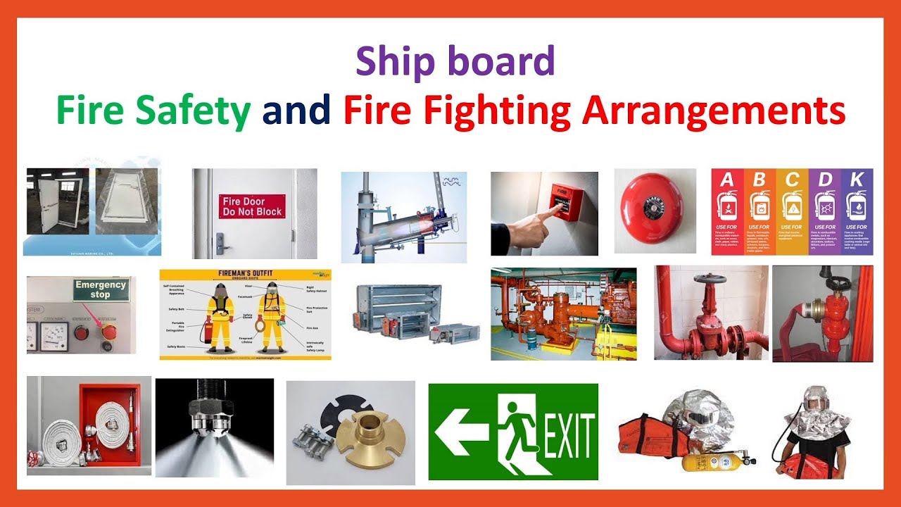 Ship Board - Fire Safety And Fire Fighting Arrangements - YouTube