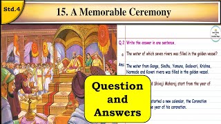 A Memorable Ceremony | Question Answers | std 4 | lesson 15 | EVS Part 2 | Maharashtra State Board