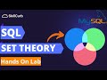 SQL Set Theory | Learn Union , Intersect and minus operators in SQL [MySql]
