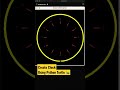 Draw Clock Using Python Turtle 😊 Coding Status  #shorts #coding #programming