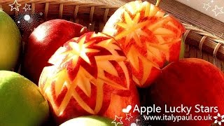 Proposal Ideas: How To Make Apple Flowers | Apple Art |  Fruit Carving Garnish
