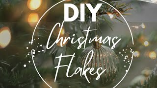 Christmas Craft 1 |Easy DIY Christmas Flakes #beginners #diy #claycraft #altenew