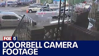 NYPD fatally shoots gunman: Doorbell camera video