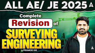 Surveying in Civil Engineering | All AE/JE Surveying Engineering Complete Revision | By Pramod Sir