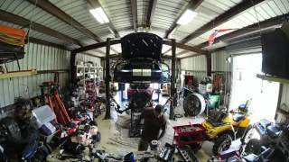 time lapse of me pulling the motor in my gt500