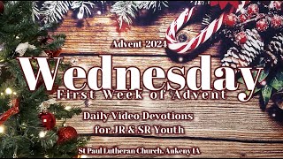 2024 SPLC JR Youth \u0026 SR Youth - Wednesday • First Week of Advent