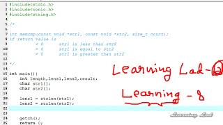C Programming Language Video Tutorials for Beginners 89 memcmp Function 2
