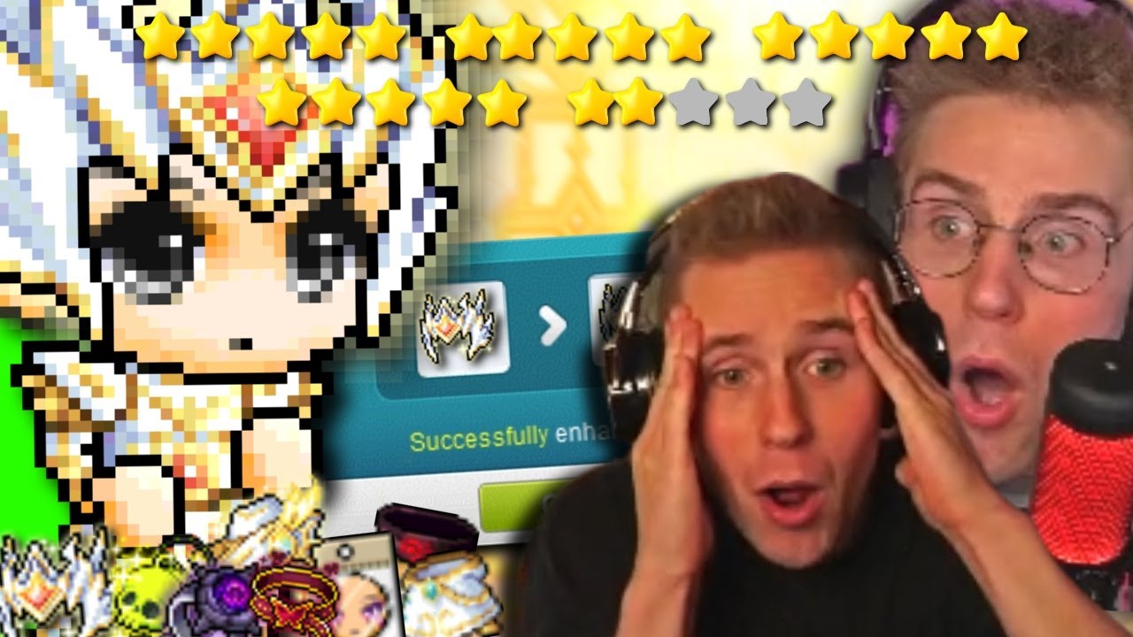 Maplestory Starforce Experience Streamer Vs Viewer Youtube