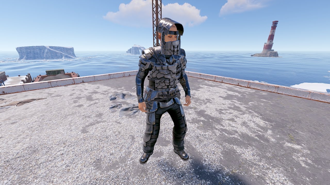 Rust Skin Spotlight Hardsuit Helmet Kilt Vest 0 95 1 40 1 89