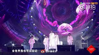 TFBOYS五周年演唱会，TF家族   《至少还有你》+《wake up》现场Live