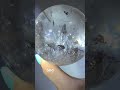 lemurian quartz sphere with multi colored rainbows