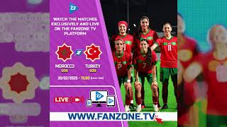 U20 | MAROC 🇲🇦 x 🇹🇷 TURQUIE (20/02/2025) - Turkey | المغرب × تركيا | WWW.FANZONE.TV