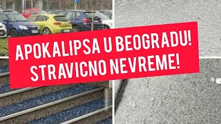 APOKALIPSA! Jezivo NEVREME pogodilo Beograd! LED ,OLUJA I KISA RAZORILI SVE PRED SOBOM