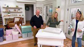 Fresh Home Elements Collapsible 3-Pack Storage Chest and Bins on QVC