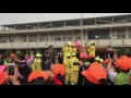 20170305丁酉年白沙屯媽祖徒步往北港朝天宮進香 於清晨7點餘分上潮陽國小司令台