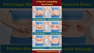 6 Tips for Losing Belly Fat at Home || Massage Your Way to a Flat Stomach || #massagetherapy