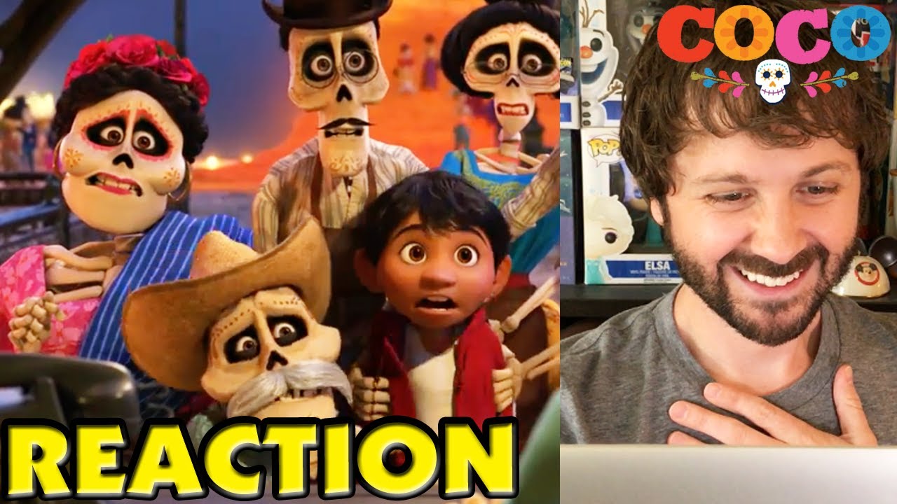 Coco Official Us Trailer Reaction Youtube