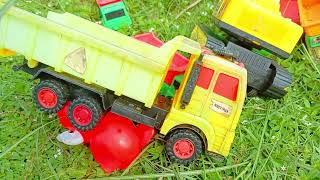 Fire Truck, Police car, Construction, Tractor, Dump Trucks, JCB, Excavator, Cartoon Toys Video #1489