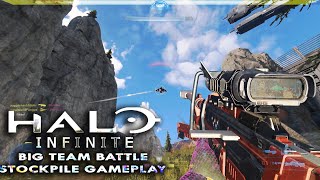 HALO INFINITE BIG TEAM BATTLE Rampage Gameplay (No Commentary) │ 12V12 BTB Stockpile (PC)