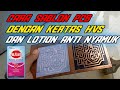 Cara cetak jalur PCB dengan kertas HVS + autan - Pasti berhasil !