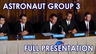 NASA Astronaut Group 3 Full Presentation [HD Source] (1963) - Buzz Aldrin, Alan Bean, Eugene Cernan