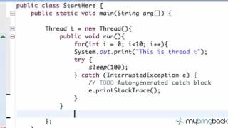 Learn Java Tutorial 1 29 Thread Introduction