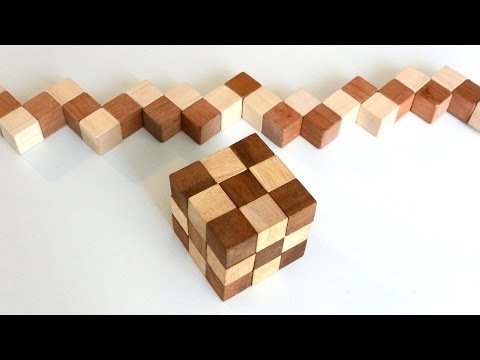 Building a snake cube puzzle Building a snake cube puzzle