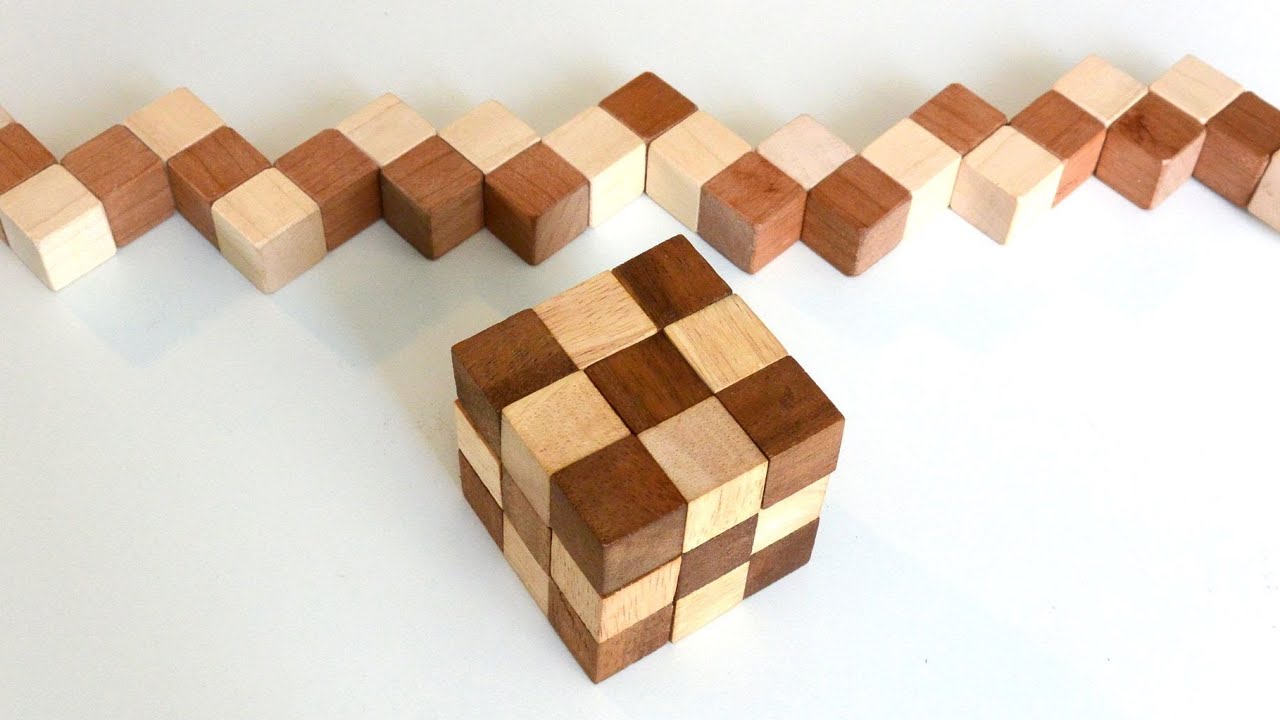 Wooden Magic Cube Puzzle Solution