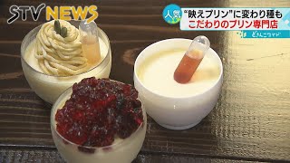 【インスタ見て来店】「かわいい！」プリンだけを並べた専門店とは？