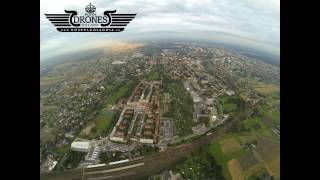 2014-08-14 Tychy -  Osiedle A Stary Browar - Widok na Tychy 400m DRON