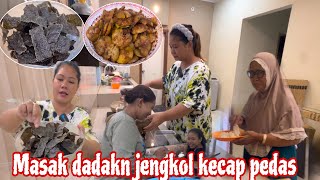 MASAK JENGKOL⁉️ternyata begini cara goreng rumput laut kaya di tv tv itu