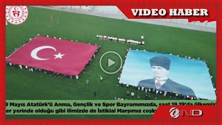 NEVŞEHİR AYNI ANDA İSTİKLAL MARŞINI OKUDU