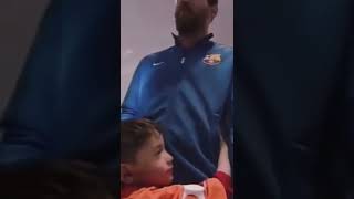 Lionel Messi is so humble! Messi love kids!