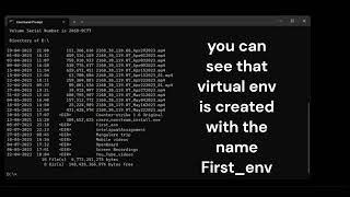 How to install, create, activate and deactivate Python Virtual environment in 2 minutes