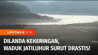 Kekeringan Tak Kunjung Usai, Waduk Jatiluhur Turut Mengering hingga Dasar Waduk Terlihat | Liputan 6