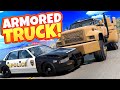 This New Armored Truck is OP Against the Police in BeamNG Drive Mods!