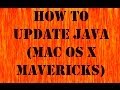 How To Update Java On Mac Maverix