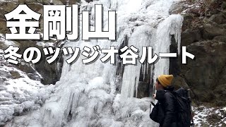 【登山】冬の金剛山のツツジオ谷で氷瀑を見に行ってきた！