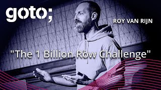 Java, How Fast Can You Parse 1 Billion Rows of Weather Data? • Roy van Rijn • GOTO 2024